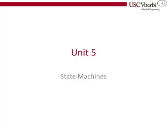 Unit 5  State Machines  5.2  What is state?  You see a DPS officer approaching you. Are you