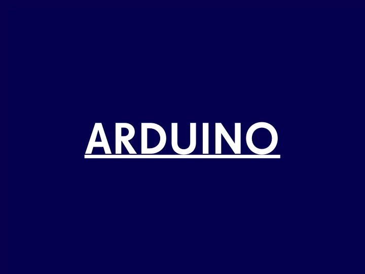 arduino hello led