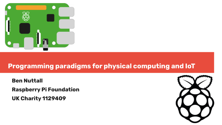 programming paradigms for physical computing and iot