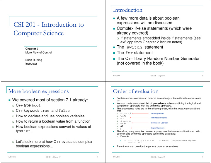 csi 201 introduction to