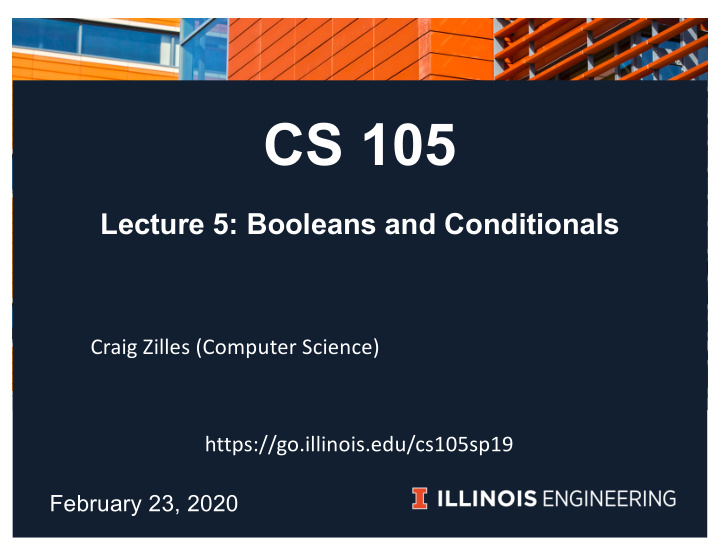 cs 105