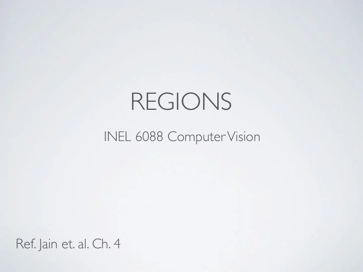 regions