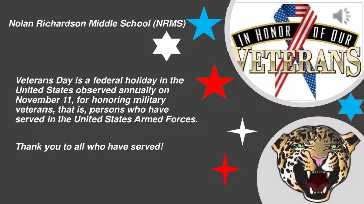 nolan richardson middle school nrms