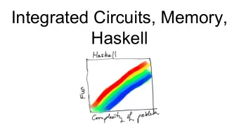 Integrated Circuits, Memory,  Haskell  Recap &amp; Agenda  Last week, we:  -  Played with
