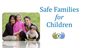 Children  The Crisis is real  for every child!  In 2013 over 3 million allegations of child