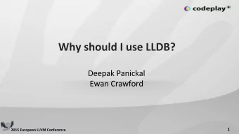 (gdb) run  (lldb) process launch  (gdb) r  (lldb) run  (lldb) r  (gdb) b main  (lldb) breakpoint