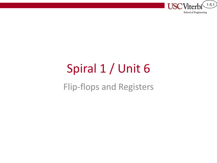 spiral 1 unit 6