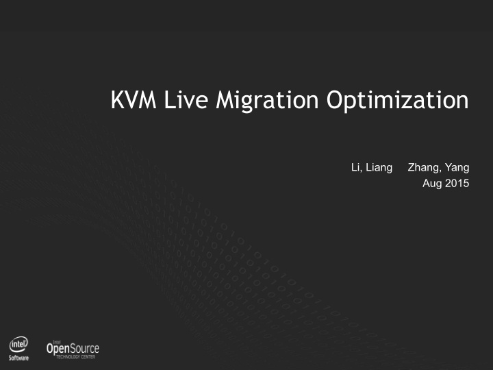 kvm live migration optimization