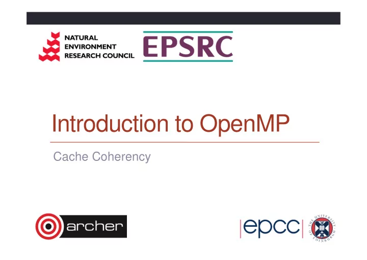 introduction to openmp