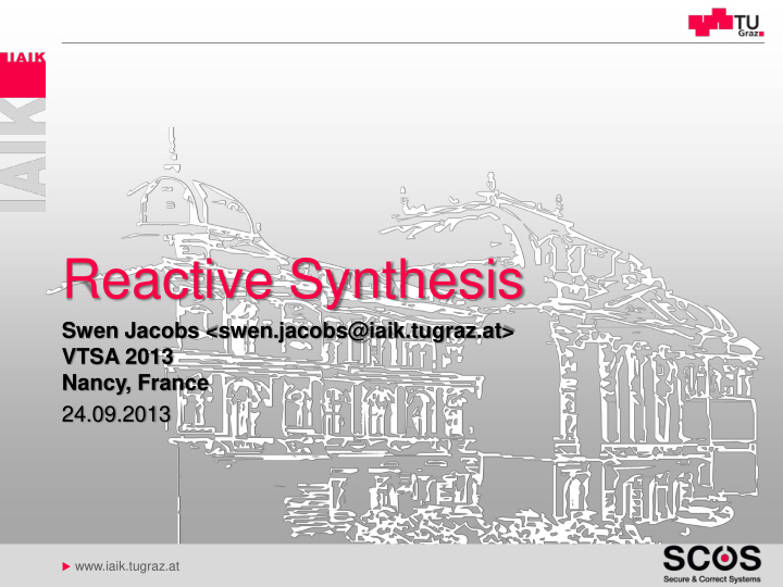 reactive synthesis