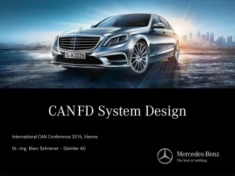 International CAN Conference 2015,