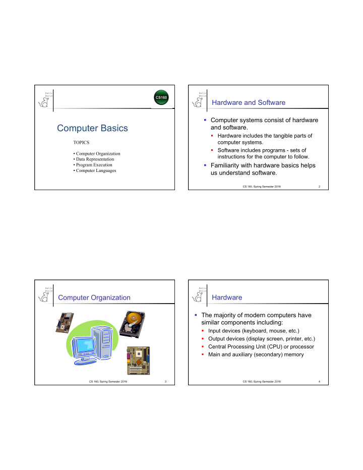 computer basics