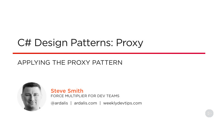 c design patterns proxy