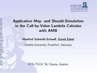 Applicative May- and Should-Simulation  in the Call-by-Value Lambda Calculus  with AMB  Manfred