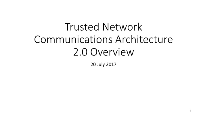 trusted network