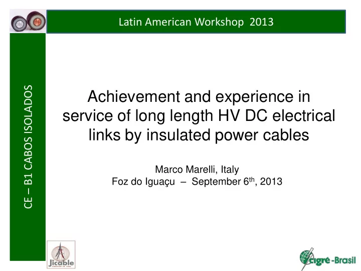 achievement and experience in