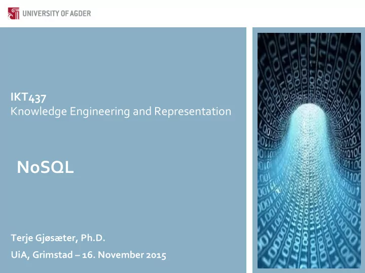 nosql