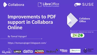 Improvements to PDF  Collabora  support in Collabora  Offjce  Online  OPENSUSE-LIBREOFFICE
