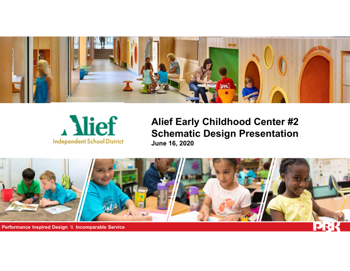 alief early childhood center 2 schematic design