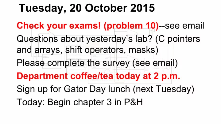 tuesday 20 october 2015