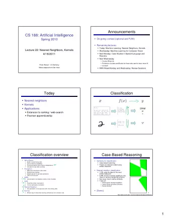 Announcements  CS 188: Artificial Intelligence  On-going: contest (optional and FUN!)  Spring