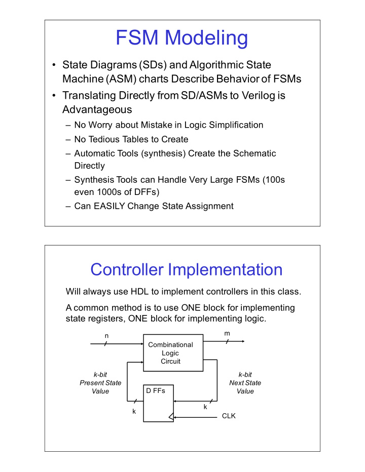 fsm modeling