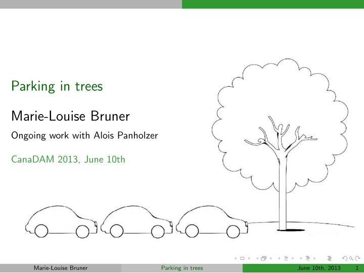 parking in trees marie louise bruner