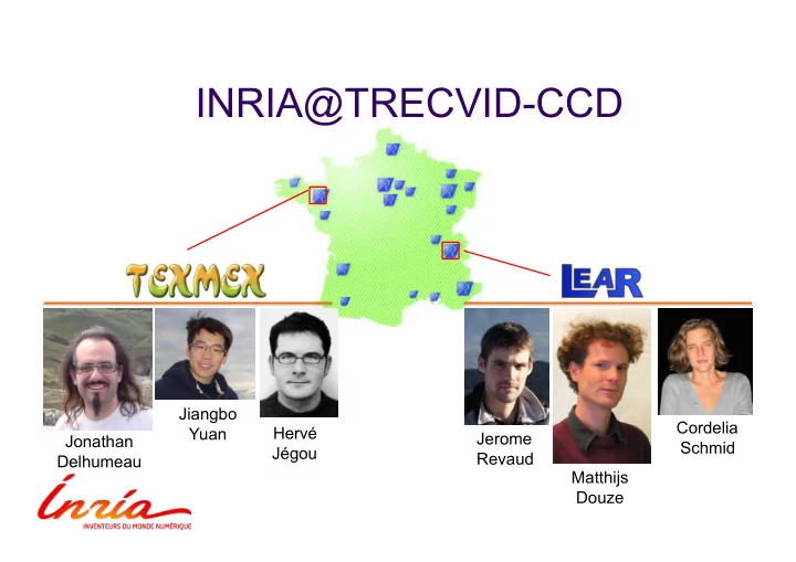 inria trecvid ccd