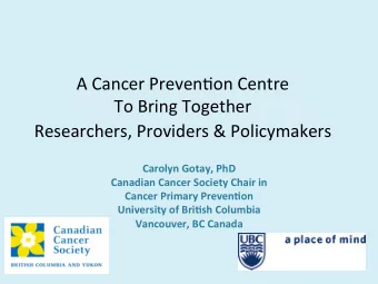 Researchers,&quot;Providers&quot;&amp;&quot;Policymakers &quot; &quot; &quot;&quot;  &quot;