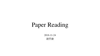 Paper Reading  2018-11-24    Beyond Part Models: Person Retrieval with Refined Part