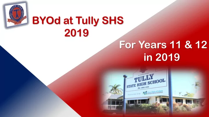 2019 for years 11 12 in 2019 byod bring your own device