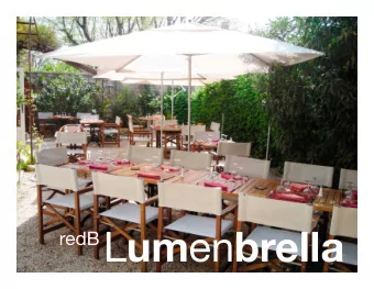 redB L um en brella redB benchmarking  Strong  Camel    Solar  Sidewalk    Archipelago