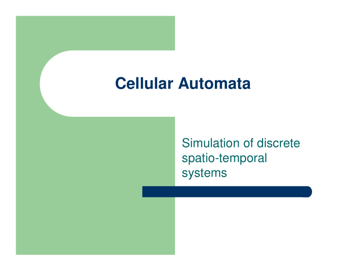 cellular automata