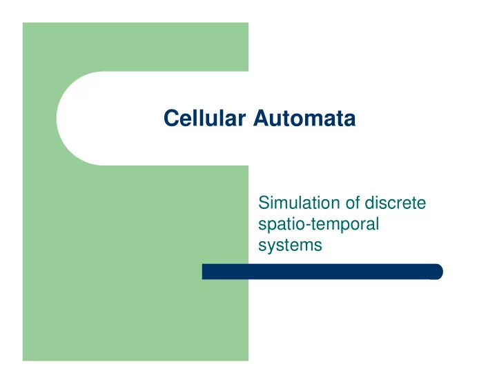 cellular automata