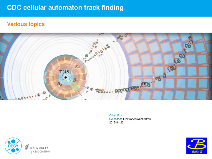 cdc cellular automaton track finding