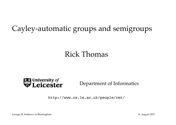 rick thomas