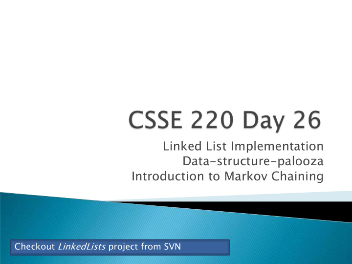 linked list implementation data structure palooza