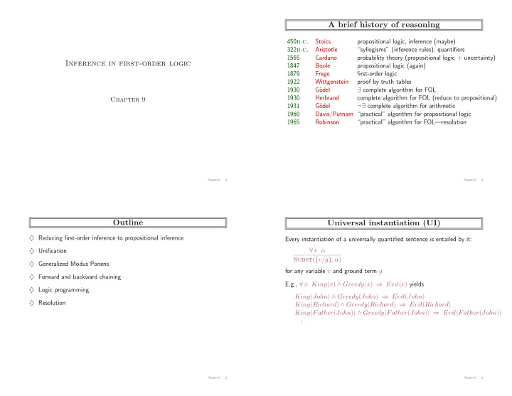 a brief history of reasoning