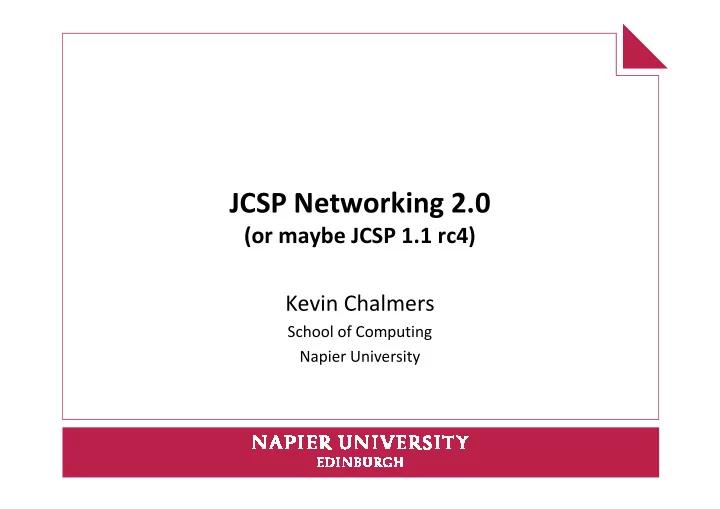 jcsp networking 2 0