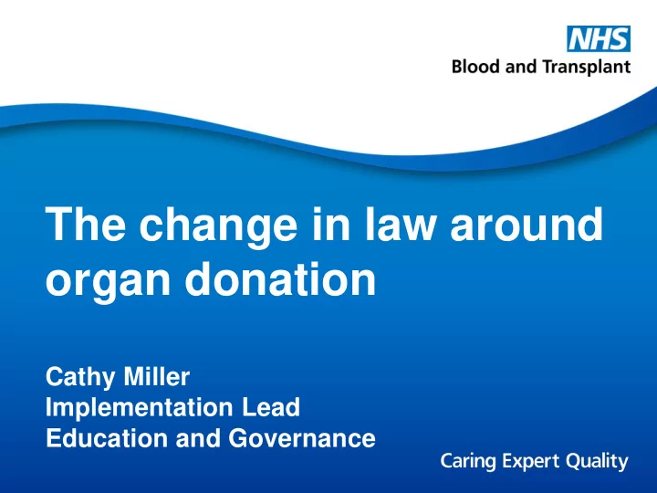 organ donation