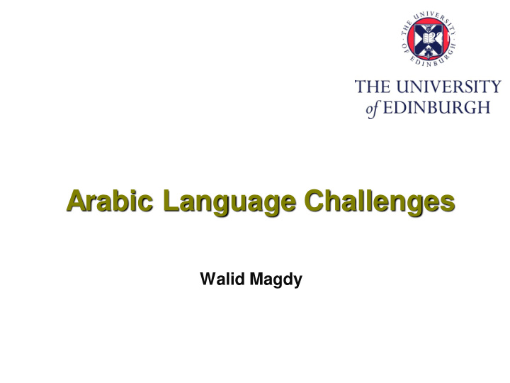 arabic language challenges