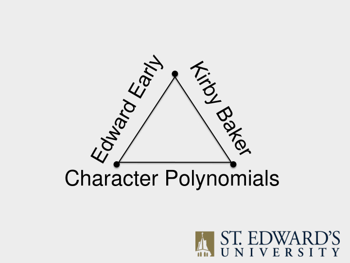 character polynomials problem