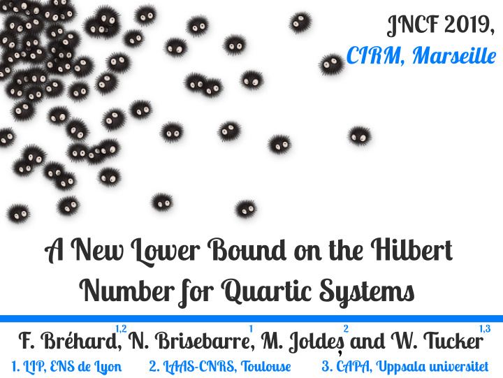 a new lower boun o th hilber number for quarti system