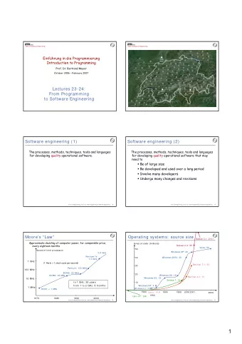 1  In other application areas  The basic issue  (source: Siemens)  Developing software systems that