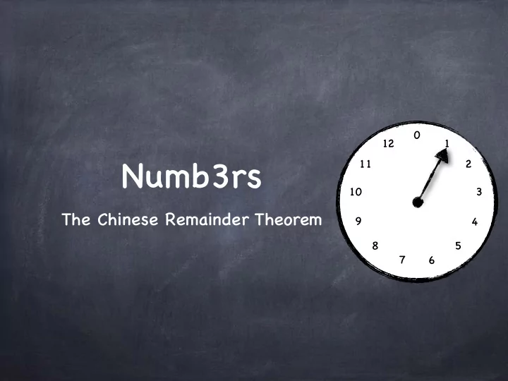 numb3rs