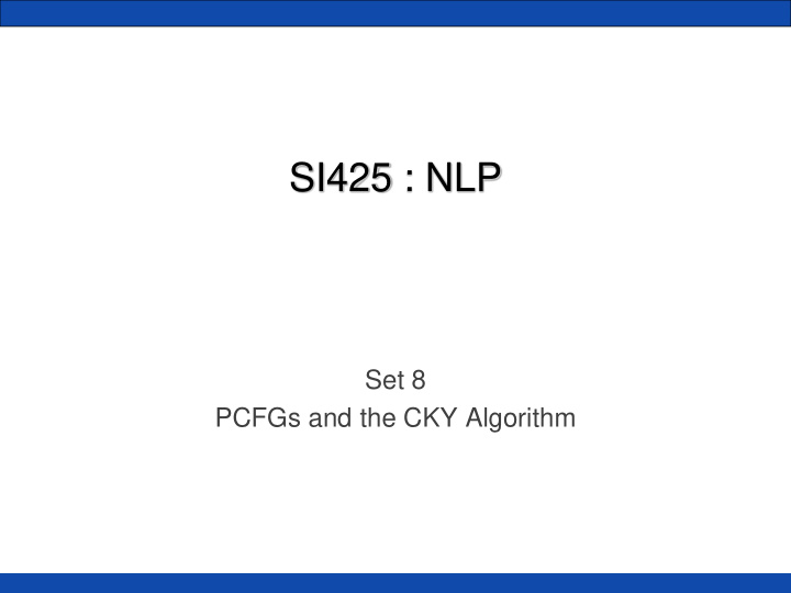 si425 nlp