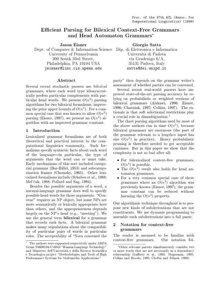 proc of the 37th acl assoc for computational linguistics