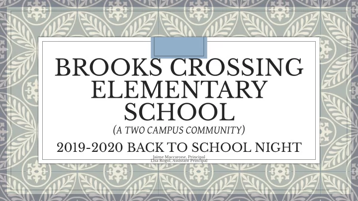 brooks crossing elementary school
