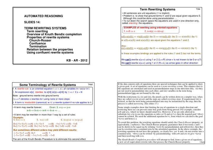 term rewriting systems