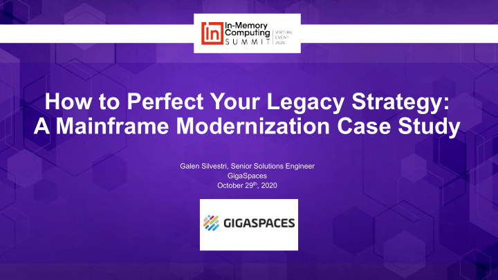 how to perfect your legacy strategy a mainframe
